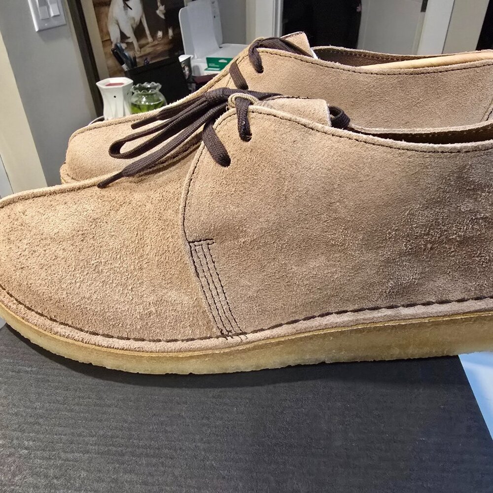 Clarks Originals Men's Desert Trek Wolf Suede 26180650 Boots Shoes Mens Size 12